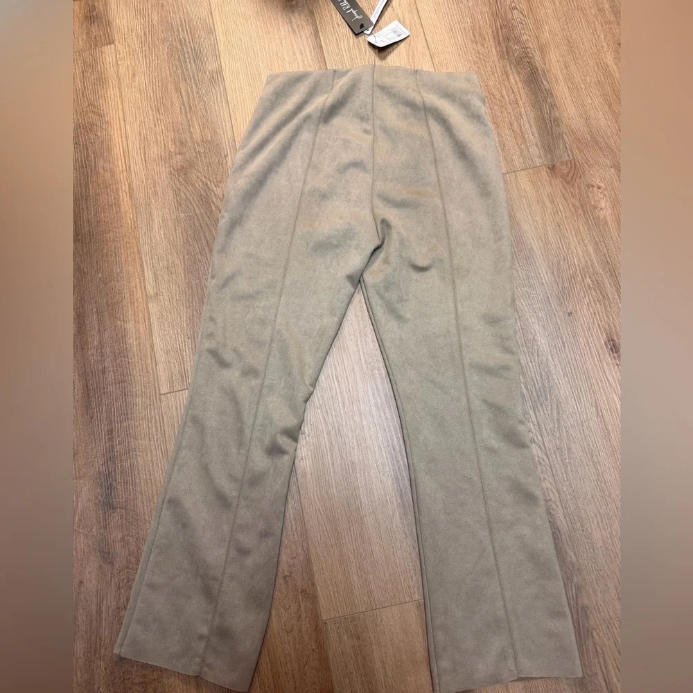 Joseph Ribkoff Hi Rise Scuba Crepe Java Brown Flare Trouser Pants NWT‎ Size 10